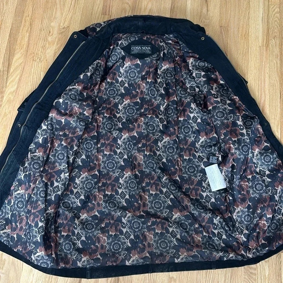 Vintage Cosa Nova Oversized Leather Jacket - Picture 2 of 8